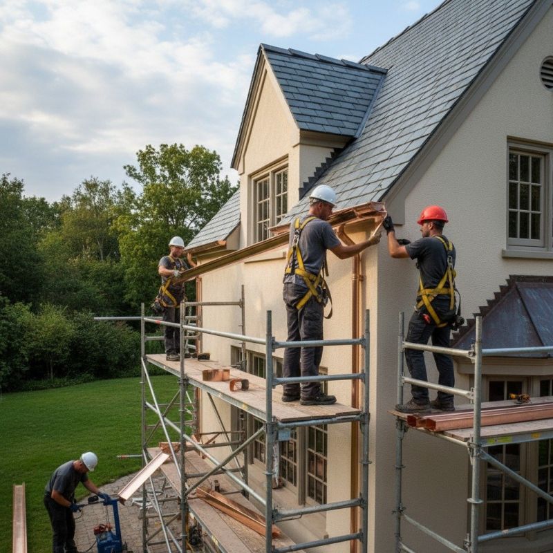 How Copper Gutter Installation Enhances Curb Appeal And Home Value