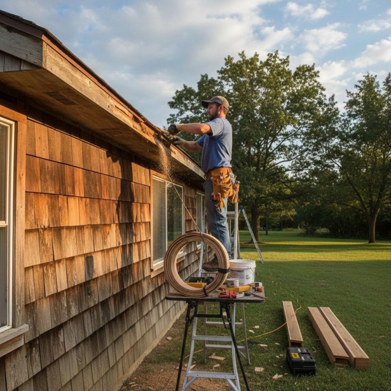 Wood Gutter Repair
